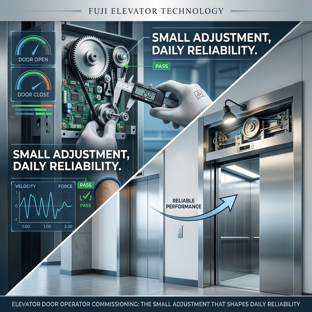 Elevator Door Operator Commissioning: The Small Adjustment That Shapes Daily Reliability
