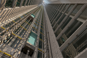 Высокоскоростной лифт FUJISJ для эффективной вертикальной транспортировки