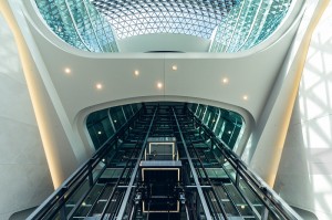 FUJISJ Square Panoramic Elevator For Vertical Transportation