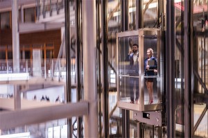 FUJISJ Square Panoramic Elevator For Vertical Transportation