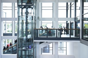 FUJISJ Square Panoramic Elevator For Vertical Transportation